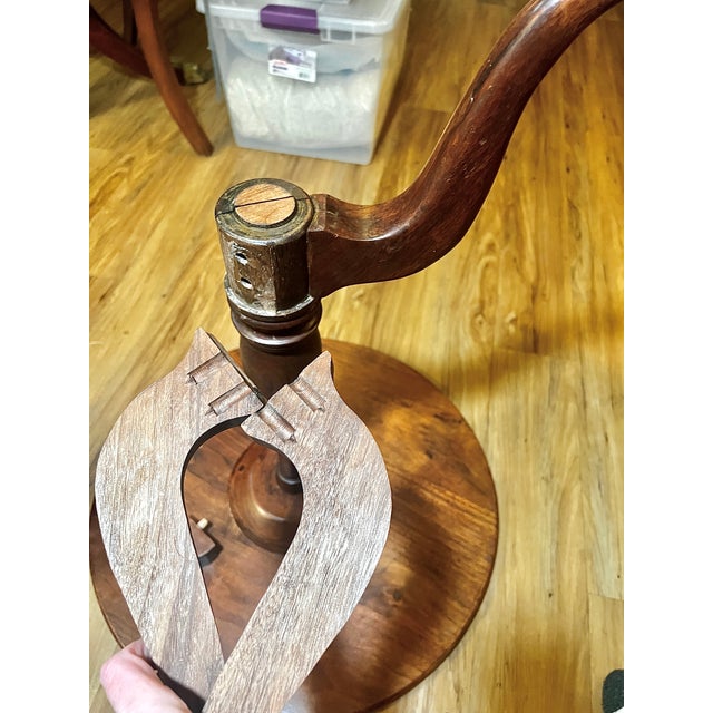 Antique Mahogany Snake-Foot Tripod Candle Table, 19th Century, Regency Tradition For Sale - Image 13 of 16