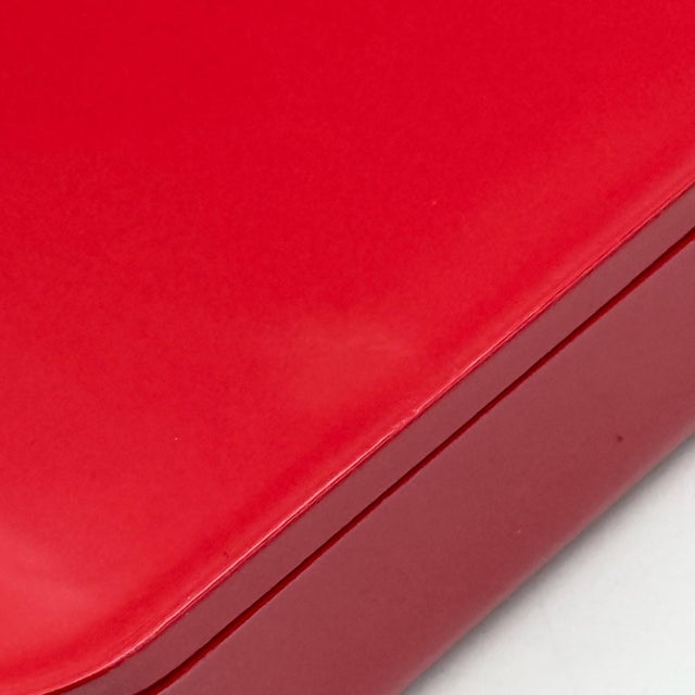 1970s Space Age Portable Vanity Box in Red by Makio Hasuike for Gedy, 1970s For Sale - Image 5 of 11