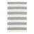 Dash & Albert by Annie Selke Catamaran Stripe Light Blue/Ivory Indoor/Outdoor Rug, 9' 6" x 13' 6" For Sale