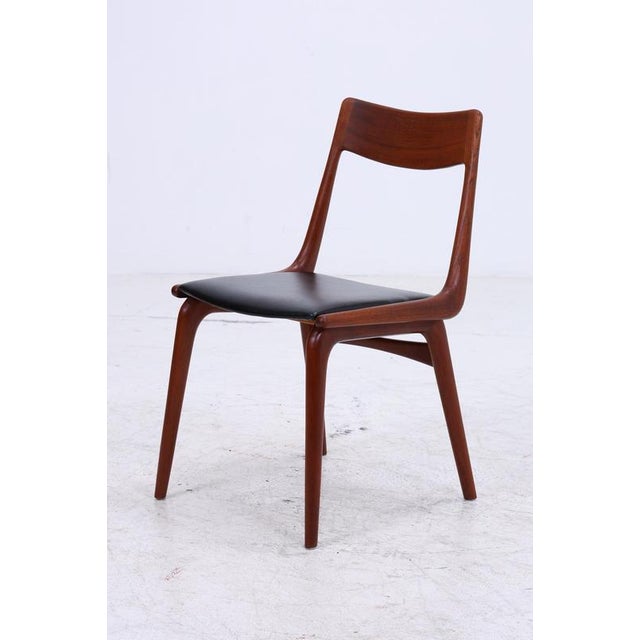 Mid-Century Danish Model 370 Boomerang Chairs in Teak by Alfred Christensen for Slagelse, 1960s, Set of 4 For Sale - Image 17 of 18