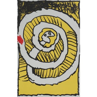Pierre Alechinsky, Festival d'automne (Jaune), Lithograph For Sale