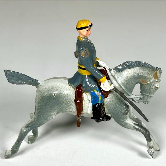 Mid 20th Century Vintage Britains Civil War Confederate Cavalry Set, Boxed For Sale - Image 5 of 10