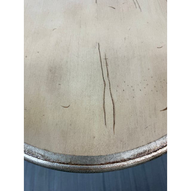 Antique Florentine Style Round Accent Table For Sale - Image 4 of 12
