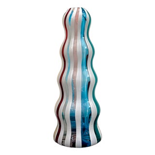 Bottle Vase by Alessandro Mendini for Venini, 1988 For Sale