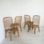 Italian Bamboo Chairs in the style of Albini, 1960s, Set of 4 For Sale - Image 6 of 11