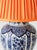1970s Delft Blue Ceramic Table Lamps with Persimmon Silk Shades from Boch Frères, 1960s, Set of 2 For Sale - Image 5 of 18