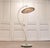 White Arc Floor Lamp attributed to Iwo, Sweden, 1930s For Sale - Image 8 of 14
