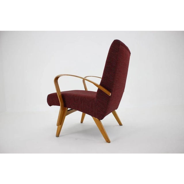 1960s Mid-Century Armchair, Czechoslovakia, 1960s For Sale - Image 5 of 7