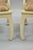 Late 20th Century Vintage Horseshoe Ming Style Cream Lacquered Lounge Chairs - a Pair For Sale In Philadelphia - Image 6 of 9