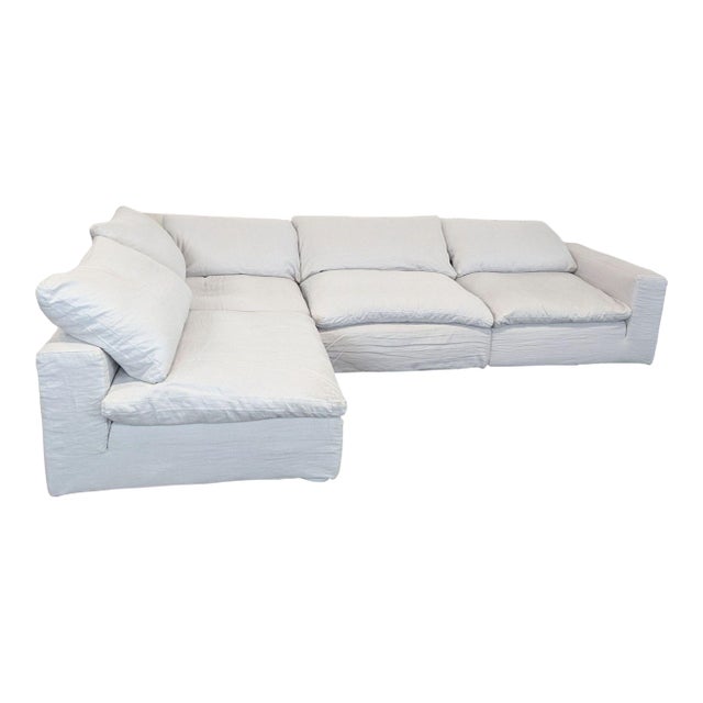 Restoration Hardware Cloud Sectional Sofa - Spacious and Comfortable For Sale