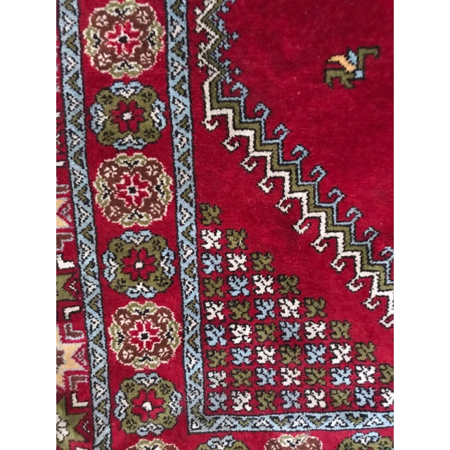 Textile Vintage Hand-Knotted Moroccan Rabat For Sale - Image 7 of 13