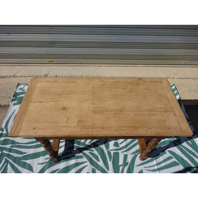Oak Desk with 2 Drawers, 1930s For Sale - Image 16 of 18