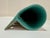 Brown Vintage Studio Pottery Pierced Cylinder Vase Brown Turquoise Ceramic 13.5 For Sale - Image 8 of 8