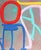 Peter Healy "Standing Ovation" Blue, Pink, Red, and Gray Abstract Contemporary Painting, 2022 For Sale - Image 11 of 12