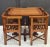 A handsome modular card or games table with four fitted chairs, circa 1930s - from the celebrated English design company,...