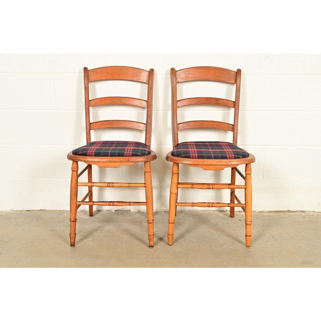 Antique English Regency Carved Maple Side Chairs or Dining Chairs, Circa 1890s For Sale - Image 12 of 12