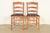 Antique English Regency Carved Maple Side Chairs or Dining Chairs, Circa 1890s For Sale - Image 12 of 12