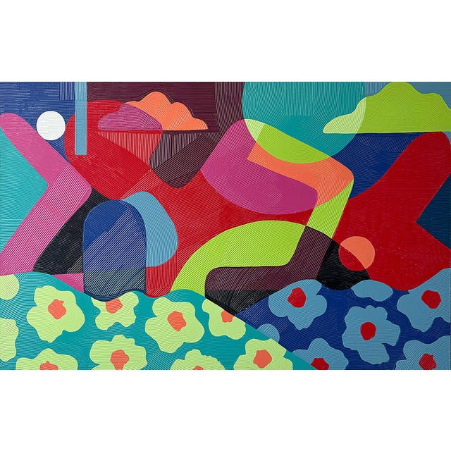 2020s "Dreamstate" Acrylic on Canvas by Mary Lai For Sale - Image 5 of 5