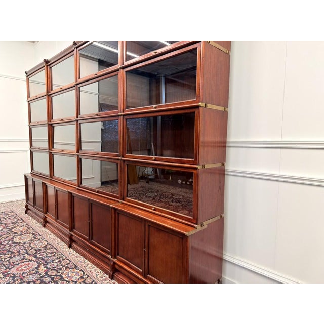 English Bookcase from Globe Wernicke, Set of 4 For Sale - Image 10 of 18