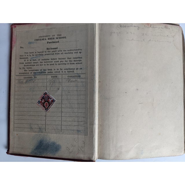 Antique & Vintage Americana Library – 5 Green, Black, Tan & Burgundy Books, 1900–1955 For Sale - Image 10 of 18