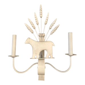 Early 20th Century Art Deco Wall Sconce Wheat Lamp