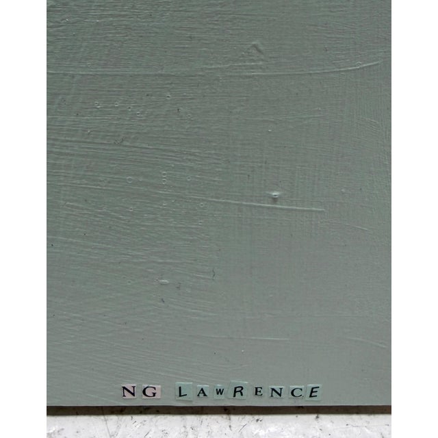 Orig Nancy Goodman Lawrence Acrylic & Collage Painting - Getting There For Sale - Image 4 of 4