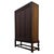 Brown Antique English Oak Glazed Display Cabinet, 1900s For Sale - Image 8 of 12