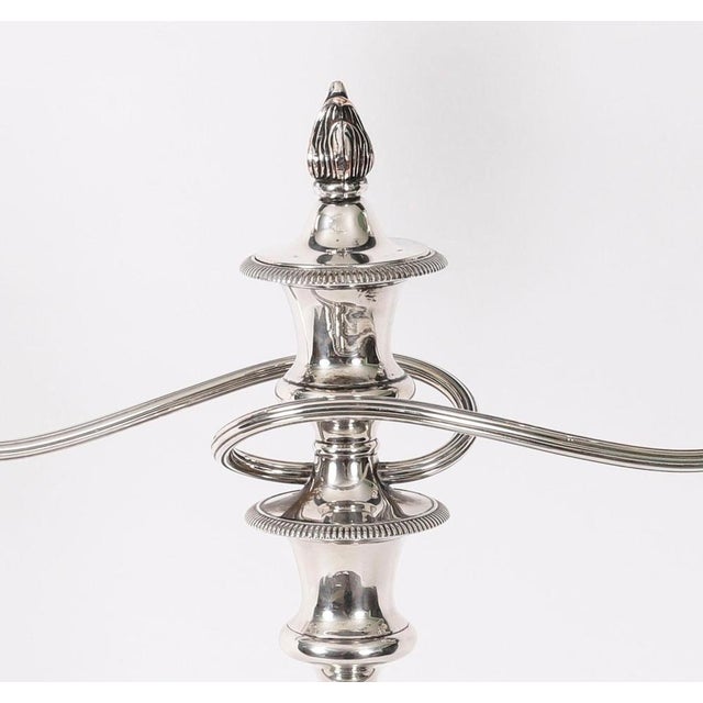 Antique Victorian Three Light Candelabra from Garrard & Co, 1880, Set of 2 For Sale - Image 5 of 18