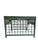 Coastal 1970s Palm Beach Style Custom Emerald Lacquered Bamboo & Double Lattice Coffee Table For Sale - Image 3 of 10