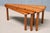 Swedish Modern Modular Fan-Shaped Coffee Table in Pine Wood, 1960s For Sale - Image 13 of 14