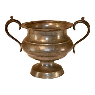 19th Century English Pewter Urn For Sale