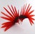 This original sculpture is by Canadian artist John Paul Robinson and features a spiraled fan of red glass feathers with...