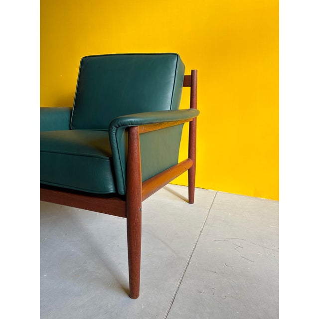 Grete Jalk Danish Chair by Greta Jalk for France & Søn, 1970s For Sale - Image 4 of 13