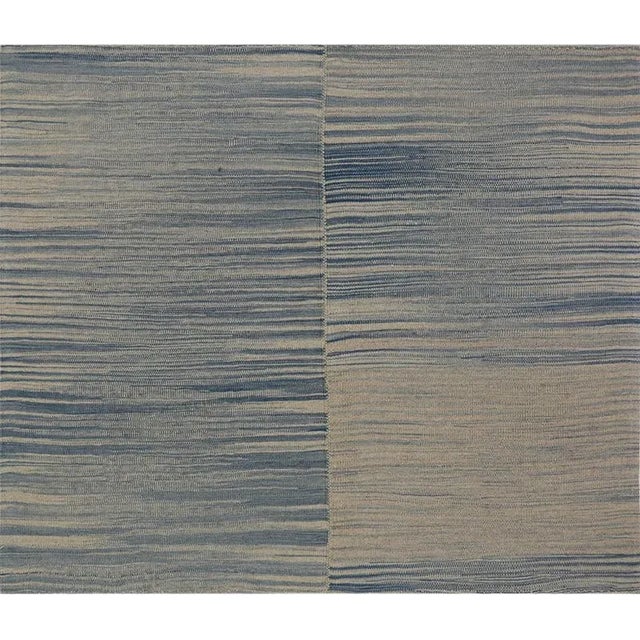 Handwoven Scandinavian Style Persian Kilim Area Rug 3’4″ X 4’0″ For Sale