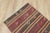 1960s Traditional Ethnic Red Striped Cicim Natural Wool Kilim Rug For Sale - Image 9 of 13