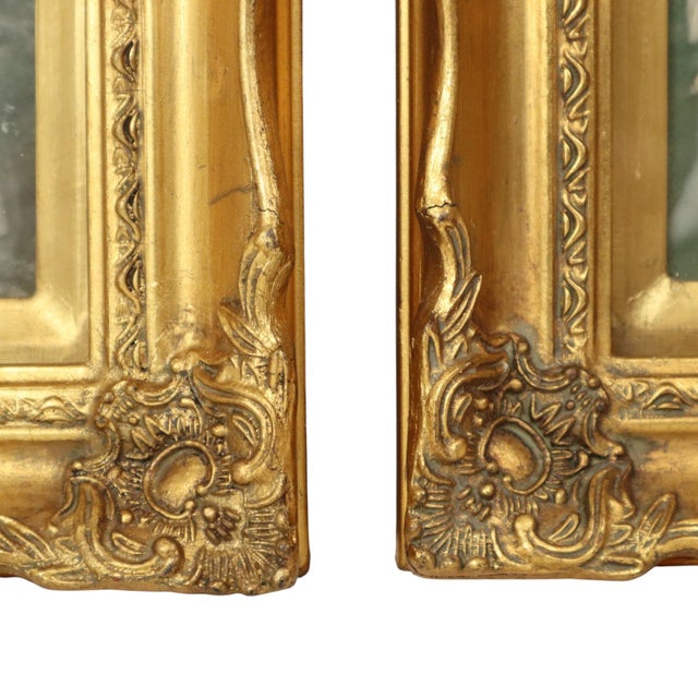 1950s Vintage Framed Alabaster Plaques from Biggs and Sons London, 1950s, Set of 2 For Sale - Image 5 of 17