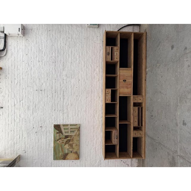 Large Workshop Cabinet in Pine, 1940s For Sale - Image 8 of 18