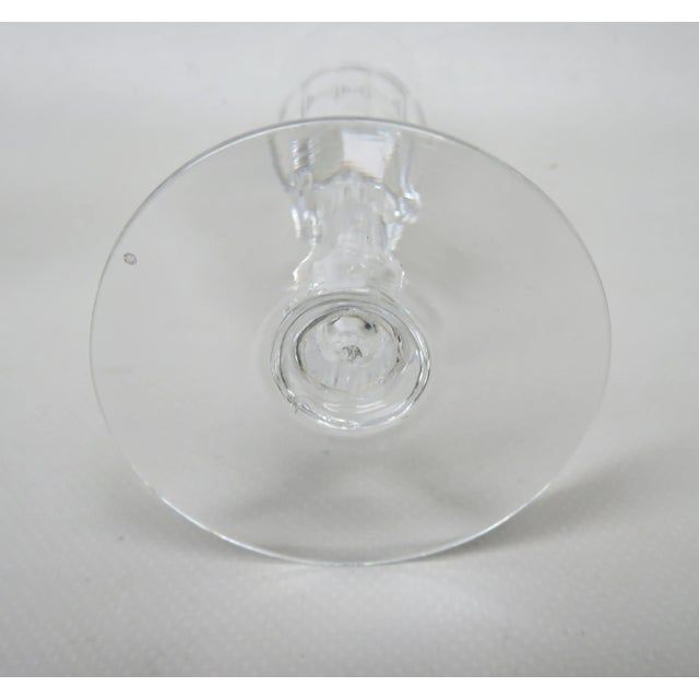 French Biedermeier Handblown Champagne Flutes, Set of 6 For Sale - Image 15 of 18