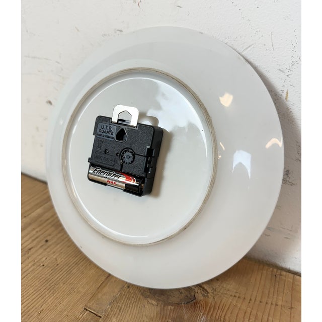 Vintage East German Porcelain Wall Clock from Weimar Electric, 1970s For Sale - Image 16 of 18