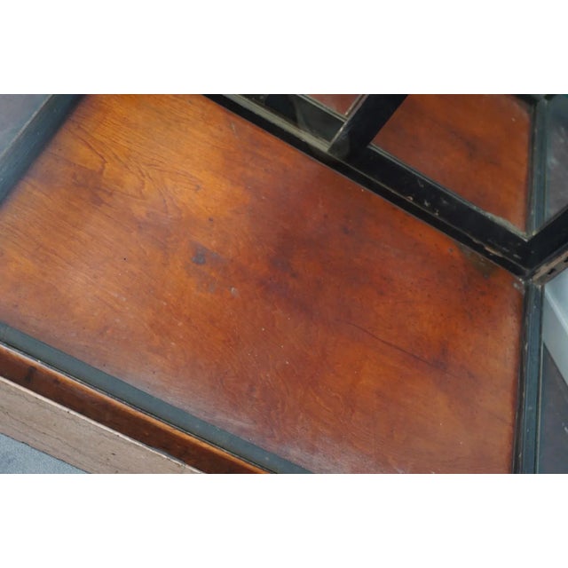 Antique Victorian Mahogany Shop Display Cabinet For Sale - Image 10 of 18