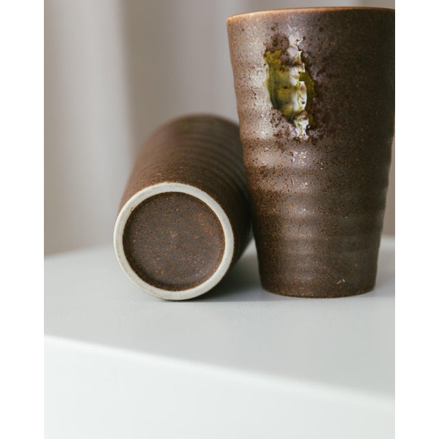 Vintage Ceramic Mugs by Matthias Jäckel for Keramikhof Naunhof, 1980s, Set of 2 For Sale - Image 3 of 10