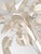 Glass Italian Enamel White Leaf Tole Floor Lamp by Sergio Terzani, 1970s For Sale - Image 7 of 18