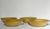 French Late 20th Century Set of 4 French Frosted Champagne Gold Glass Serving Bowls by Arc France For Sale - Image 3 of 6
