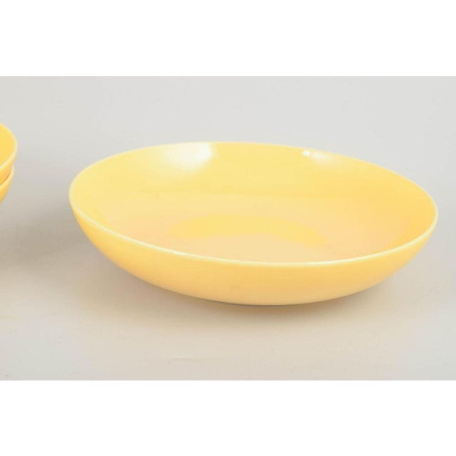 Large Deep Faience Plates from Aluminia, Set of 3 For Sale - Image 3 of 5