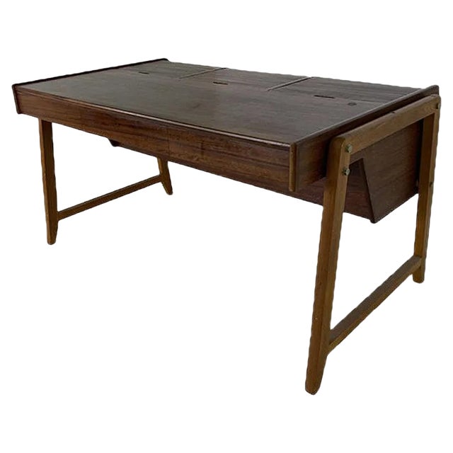 Scandinavian Teak Desk by Clausen & Maerus for Eden Rotterdam, 1960s For Sale