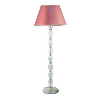 Blown Glass Floor Lamp from Barovier & Toso For Sale