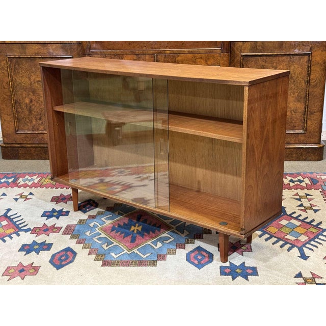 English Teak Display Cabinet, 1970s For Sale - Image 10 of 14