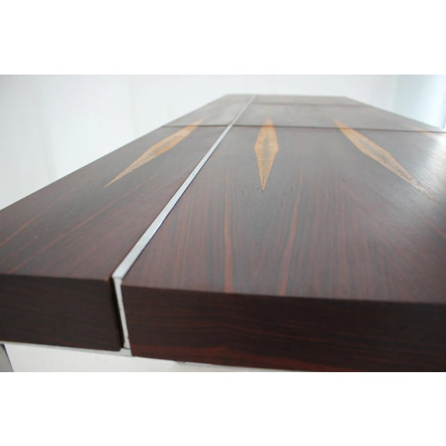 Vintage Rosewood Dining Table by Ladislav Vrátník, 1970s For Sale - Image 8 of 13