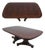 Henredon Mahogany Double Pedestal Inlaid Dining Table For Sale