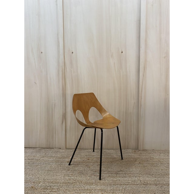 Wood Chair by Carl Jacobs for Airborne, 1950s For Sale - Image 7 of 10
